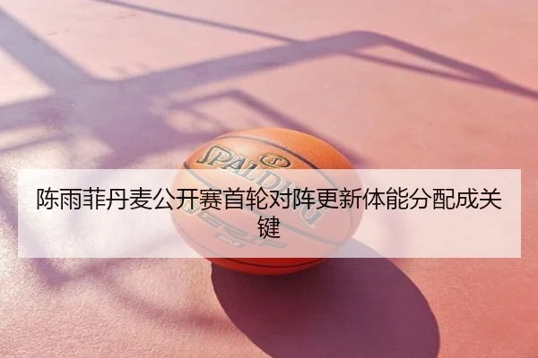 陈雨菲丹麦公开赛首轮对阵更新体能分配成关键